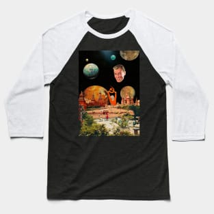 Soviet space, Kremlin, 1950s collage — vintage retro space collage art Baseball T-Shirt